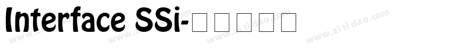 Interface SSi字体转换